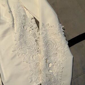 White lace jacket from Inc